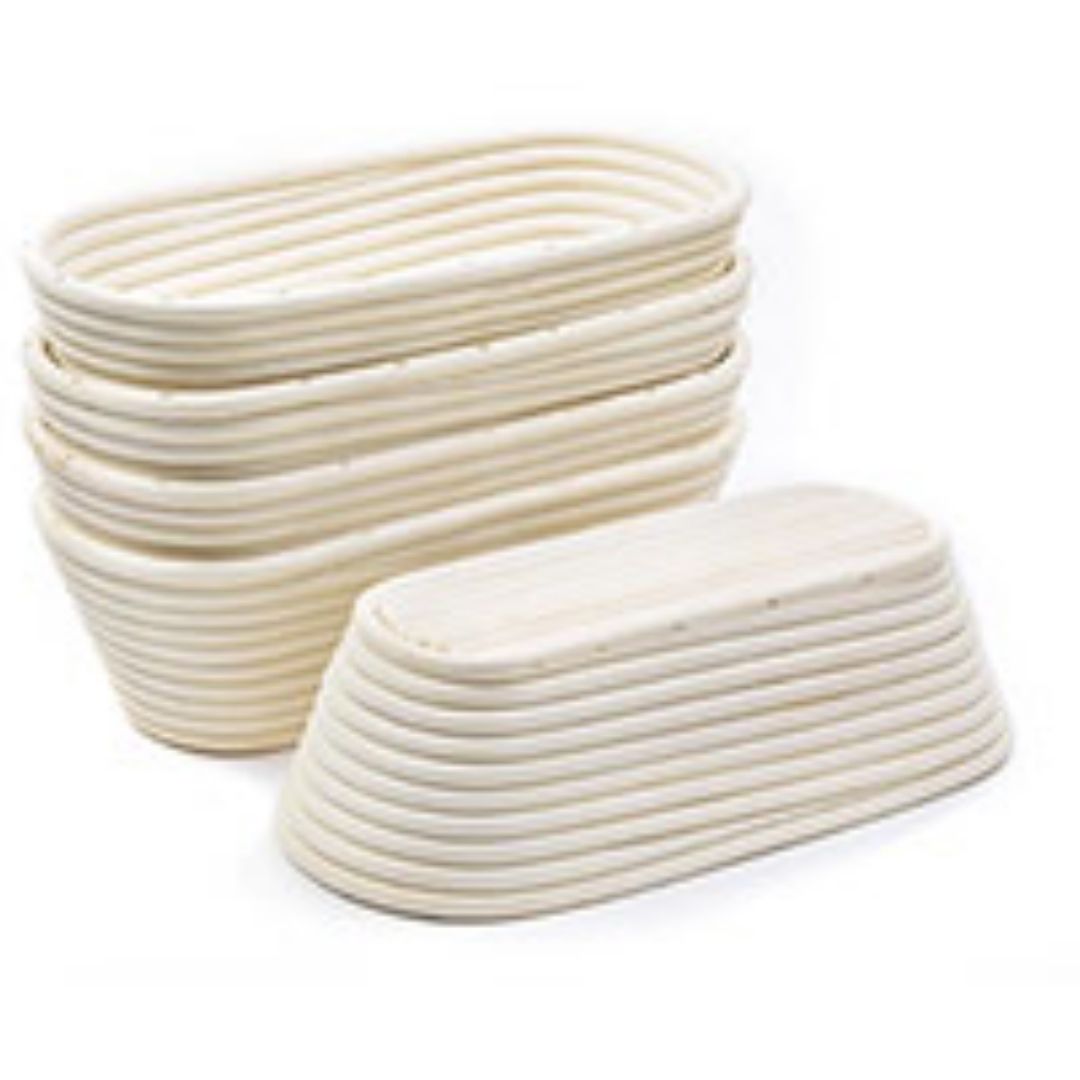 25 cms - Oval Bread Proofing Basket 6pcs