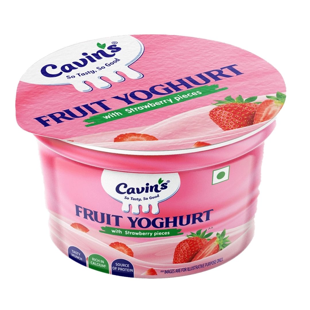 Fruit Yoghurt Strawberry 80gm cavin's