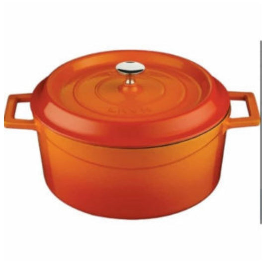 28 CM ROUND CASSEROLE Capacity 6.71 Litre Lava