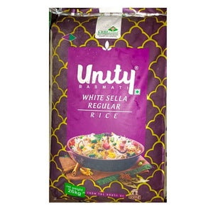 White Sella Regular Rice 26kg Unity