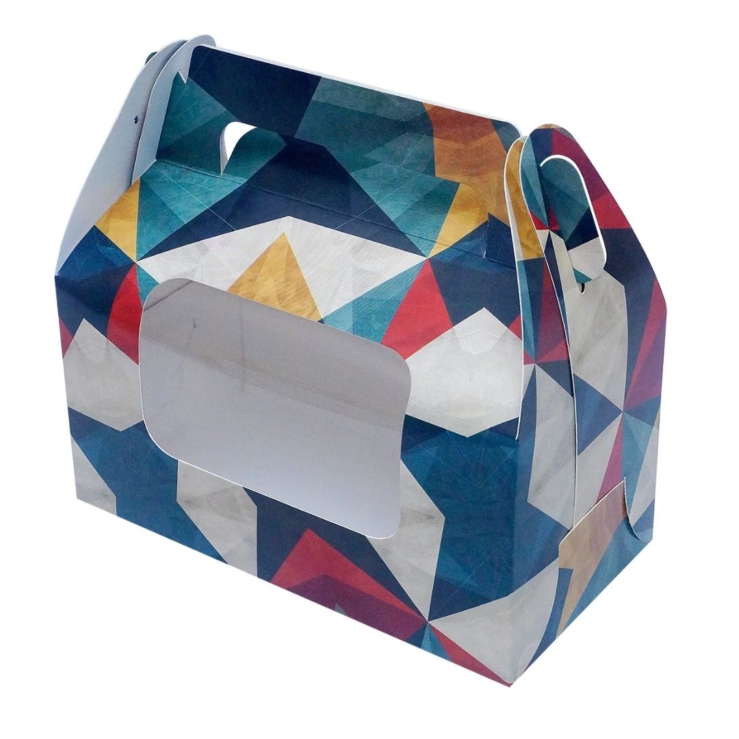 2 JAR BOX GEOMATRICAL PATTERN _ ( 7_ x 3.5_ x3.5_ )