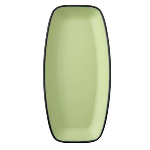 2 Tone Oval Serving Platter 28 Cm Green Servewell