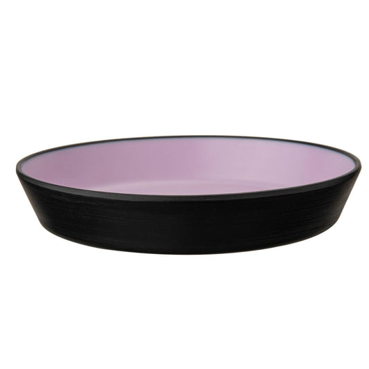 2 Tone Round Deep Plate 21.5 Cm Purple Servewell