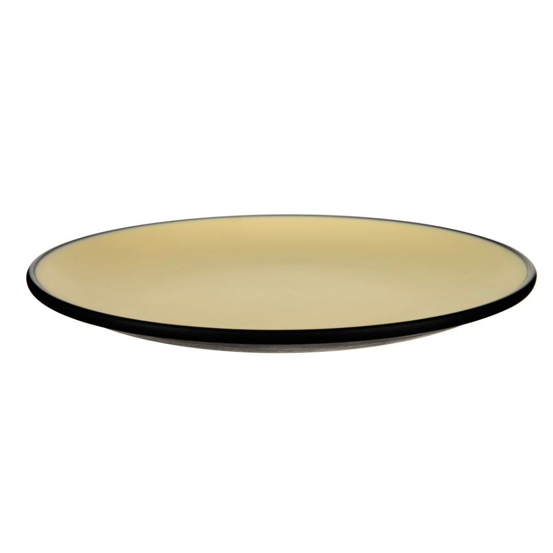 2 Tone Round Dinner Plate 27 cm Yellow Servewell