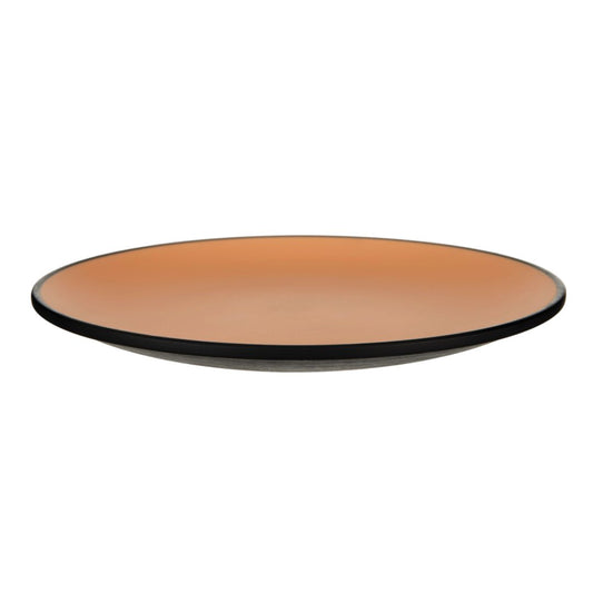 2 Tone Round Small Plate 18 cm Orange Servewell