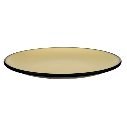 2 Tone Round Small Plate 18 cm Yellow Servewell