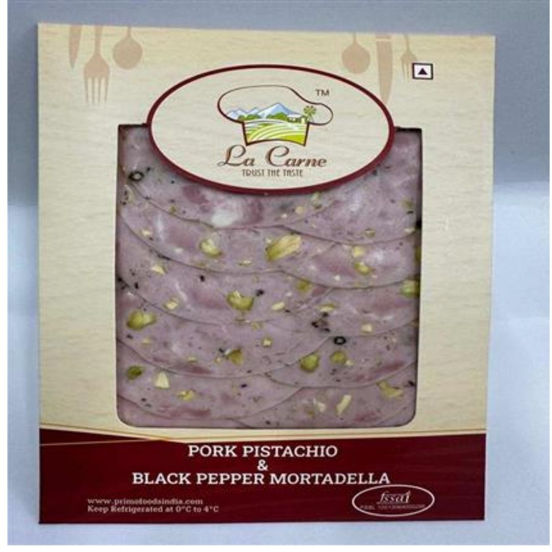 Pork Pistachio Black Papper Mortadella 150g La Carne