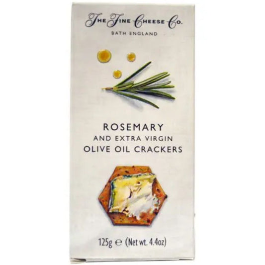 Rosemery And Extra Virgin Olive Oil Creackers 125gm The Fine Cheese Co.