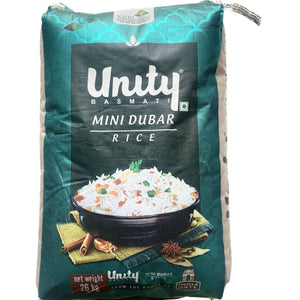 Mini Dubar Basmati Rice 26kg Unity