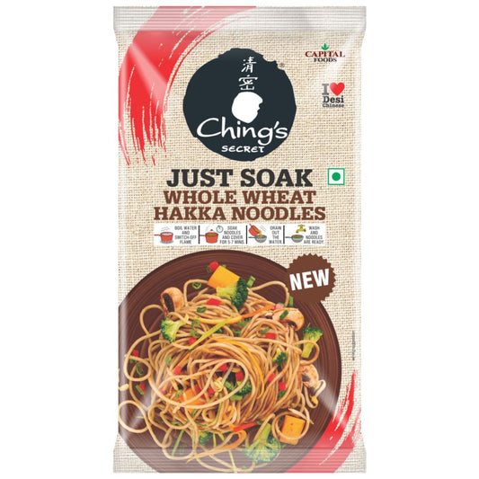 Just Soak Whole Wheat Hakka Noodle 150gm Ching Secret