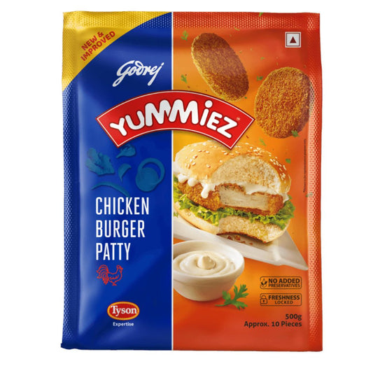 Chicken Butter Patty 500gm Godrej Yummies