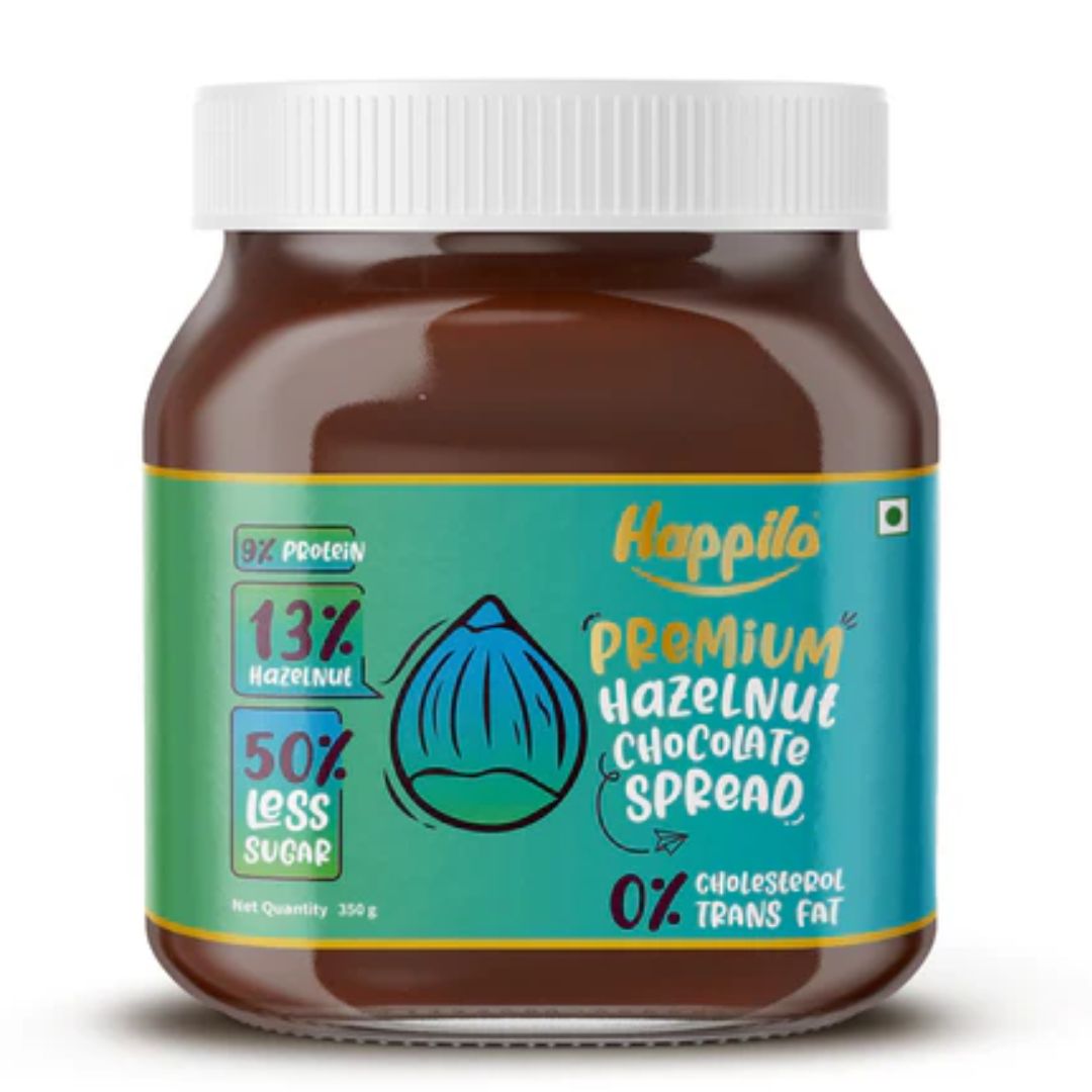 Hazelnut Chocolate Spread 350gm Happilo