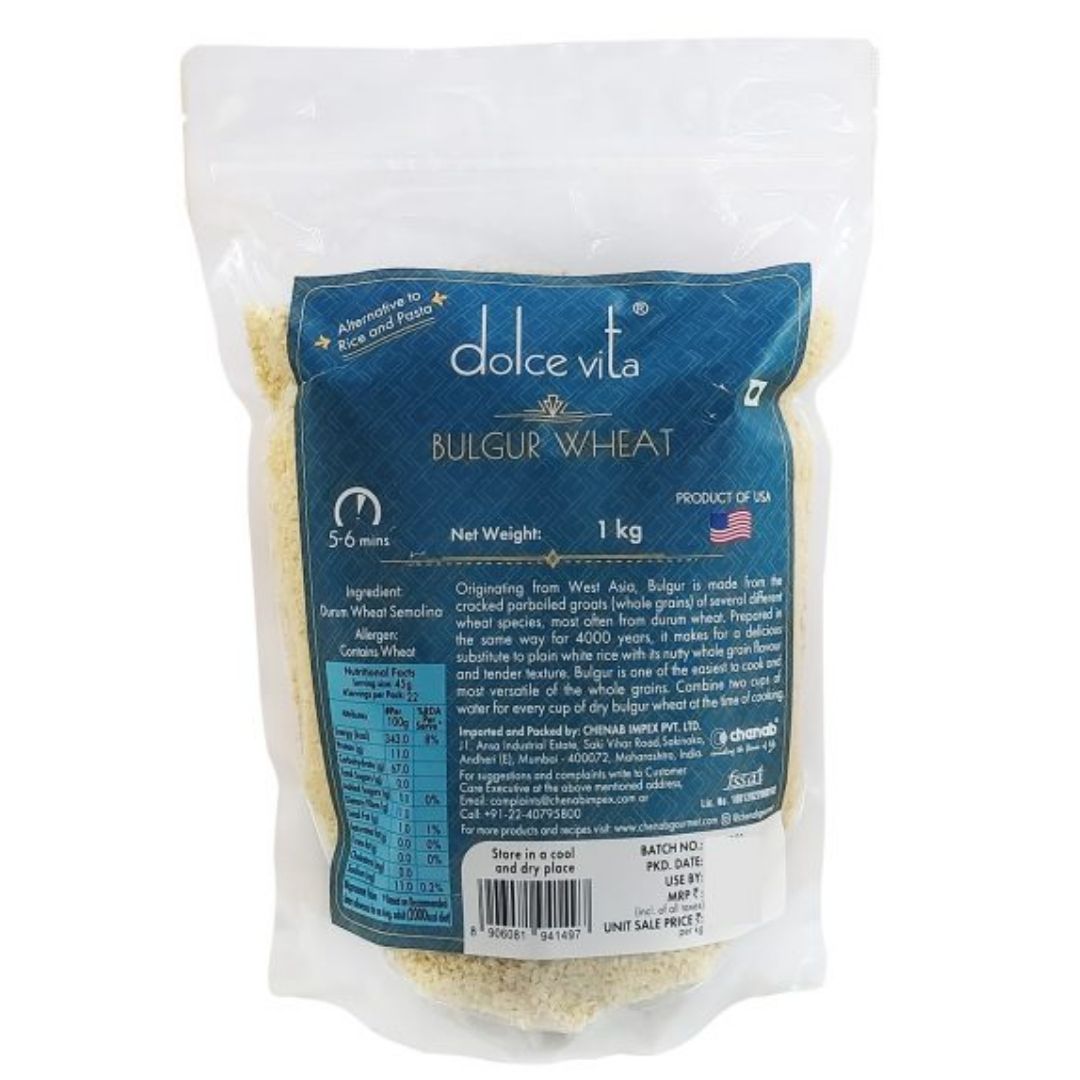 Bulgur Wheat 1kg Dolce Vita