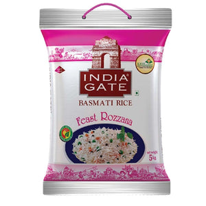 Feast Rozzana Basmati Rice 5kg India Gate