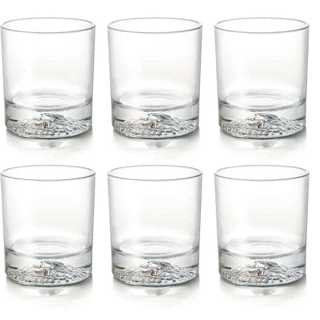 3D Gabbro On The Rocks Glass Tumblers Milton