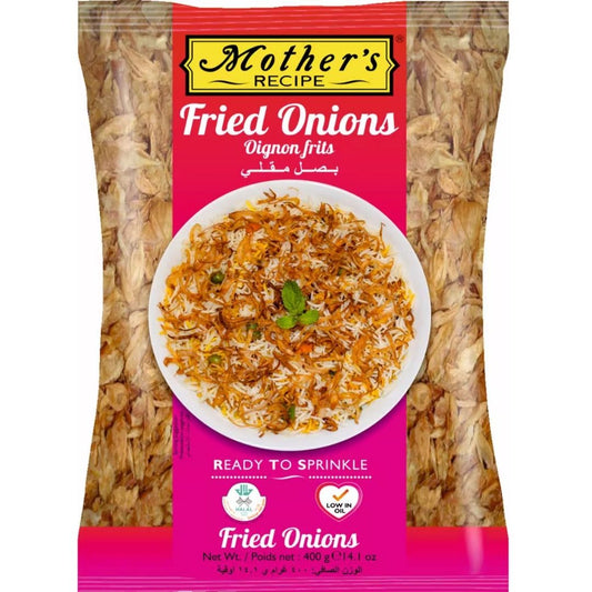 Fried Onions Oignon Fruits 400gm Mothers Recipe