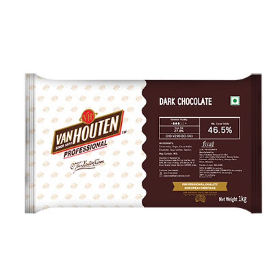 46.5% Dark Couverture - 10kgs Van Houten