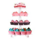 4 Tier Round Cupcake Stand - 6X8X10X12