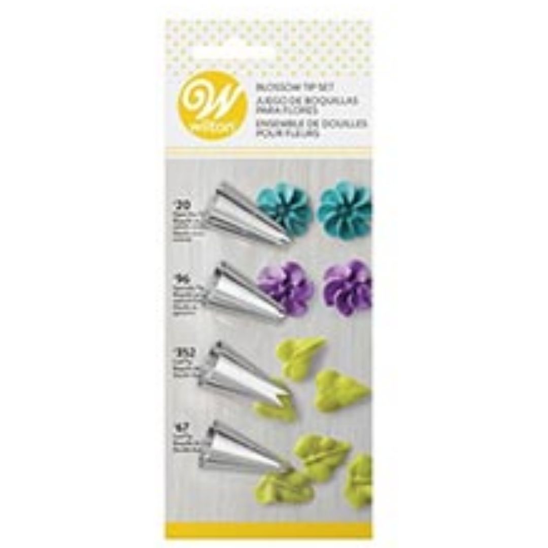 4pcs Wilton Blossom Tip Set