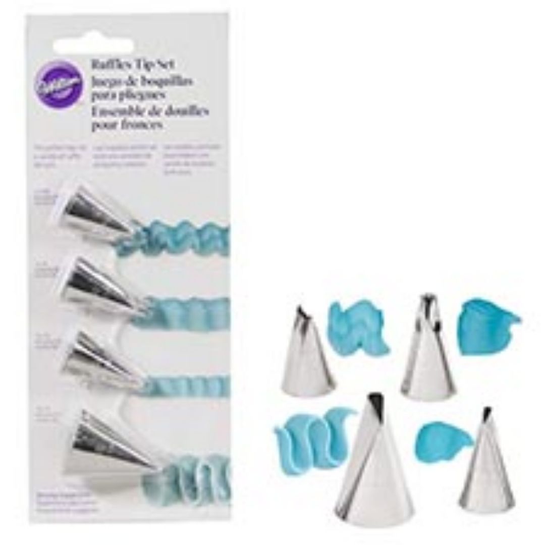 4pcs Wilton Ruffles Tip Set