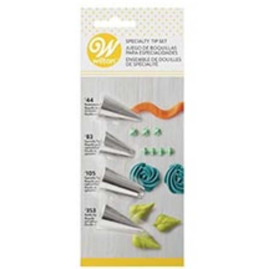 4pcs Wilton Speciality Tip Set