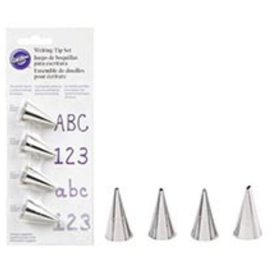 4pcs Wilton Writing Tip Set