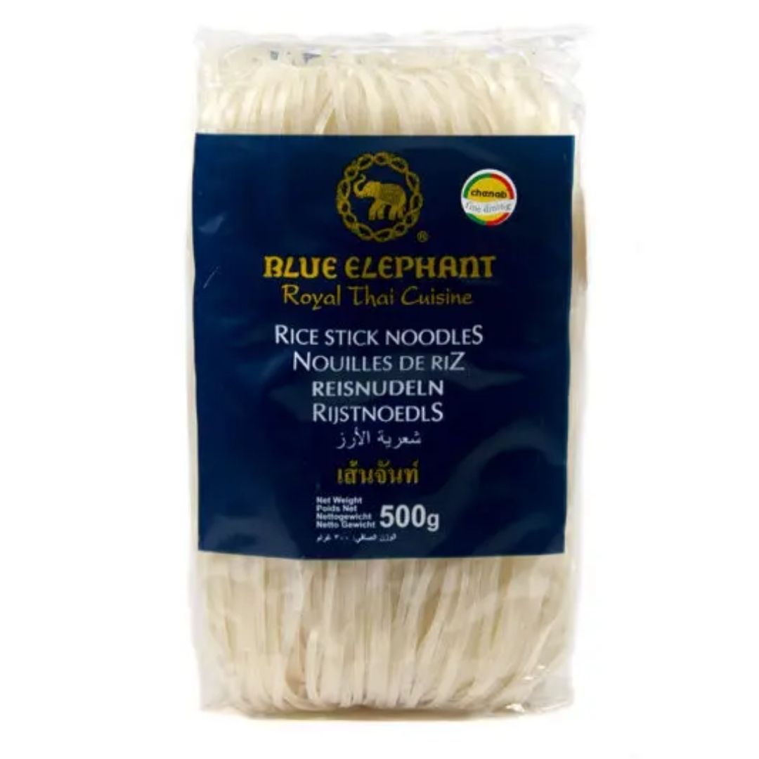 Rice Stick Noodles 500gm Blue Elephant Chenab