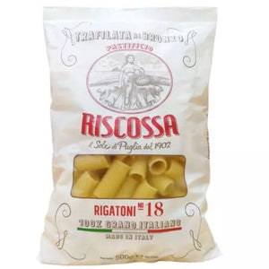 Rigatoni-18 Trafilata Bronzo 500gm Riscossa