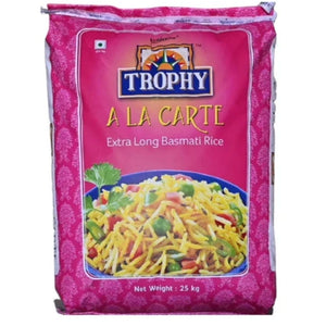 Extra Long Basmati Rice 25kg Trophy