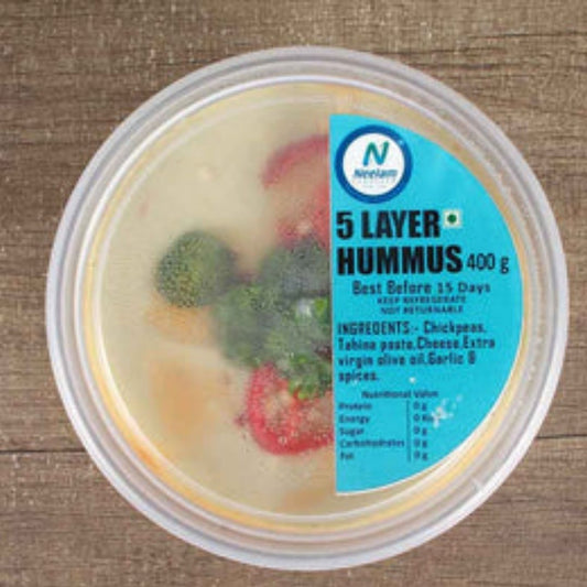 5 layer hummus 200 gm NEELAM