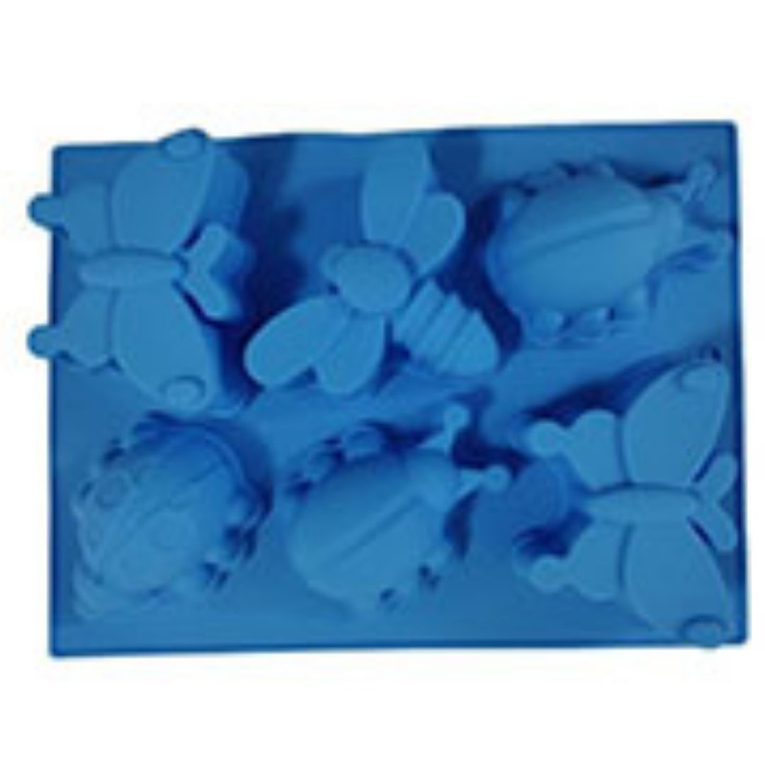 6 Cavity Insects Silicone Mould