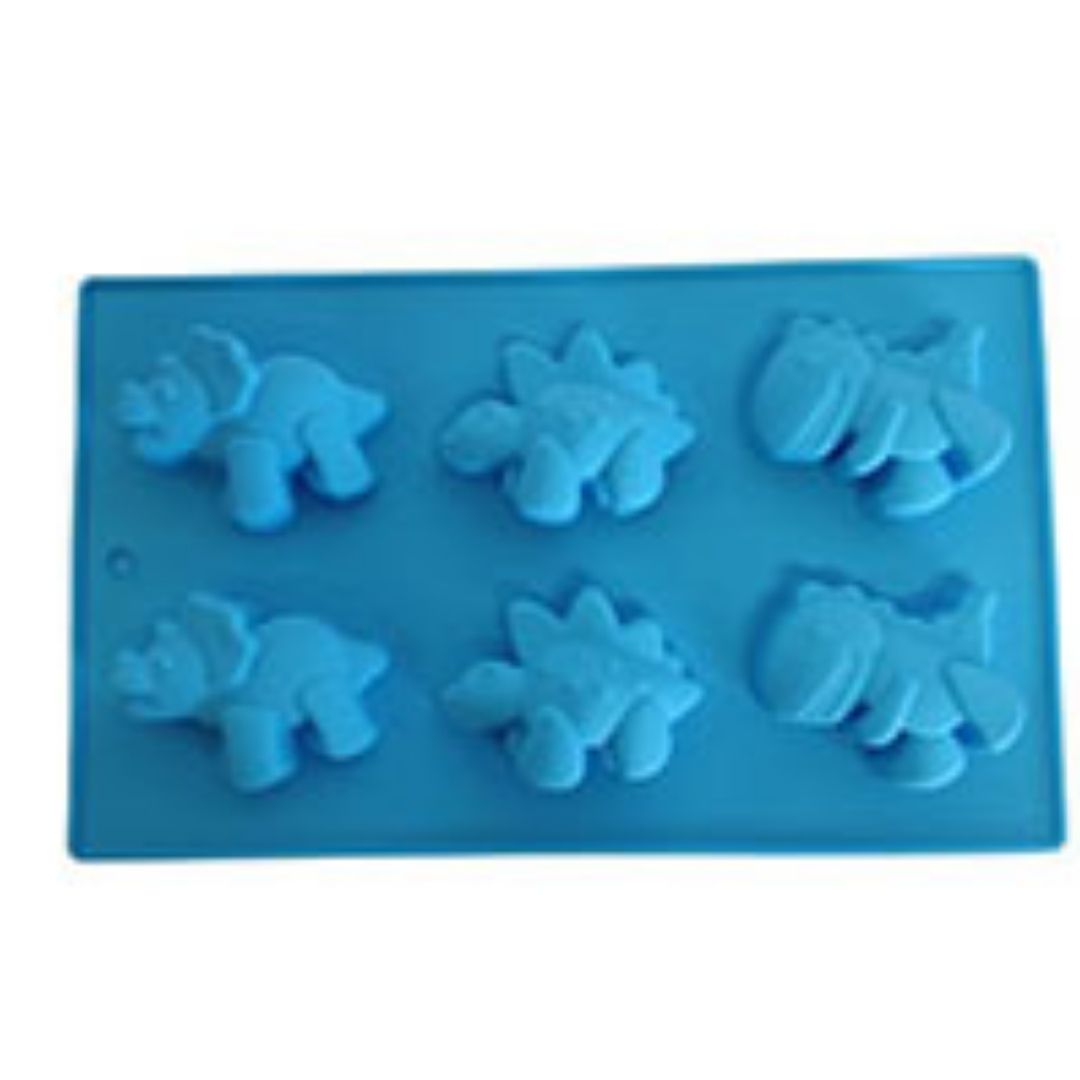 6 Cavity Pet Dinosaur Silicone Mould