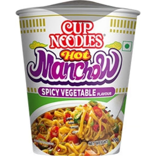 Hot Manchow Spicy Vagtable 70gm Cup Noodles