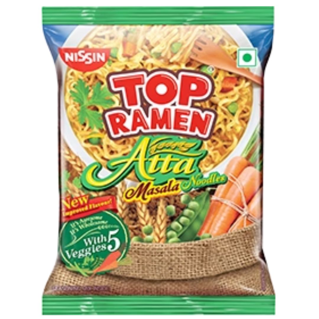 Top Ramen Atta Masala Noodles 50gm Nissin