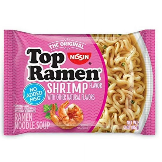 Top Ramen Shrimp Flavor 85gm Nissin