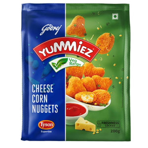 Cheese Corn Nuggets 200gm Godrej Yummiez