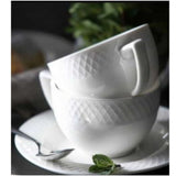 880107 3 FL OZ _ 90 ML COFFEE CUP & SAUCER SET OF 6 Wilmax WL