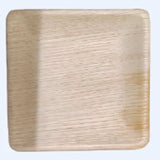 9.5 Inch Square Areca Leaf Plate