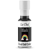 Black Food Gel Color 40ml Le-Chef