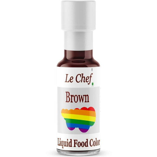 Brown Liquid Food Color 40ml Le-Chef