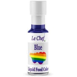 Blue Liquid Food Gel Color 40ml Le-Chef