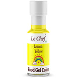 Lemon Yellow Food Gel Color 40ml Le Chef