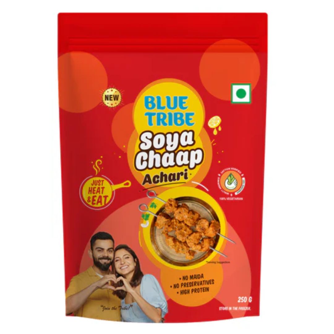 Achari Soya Chaap 250g Blue Tribe