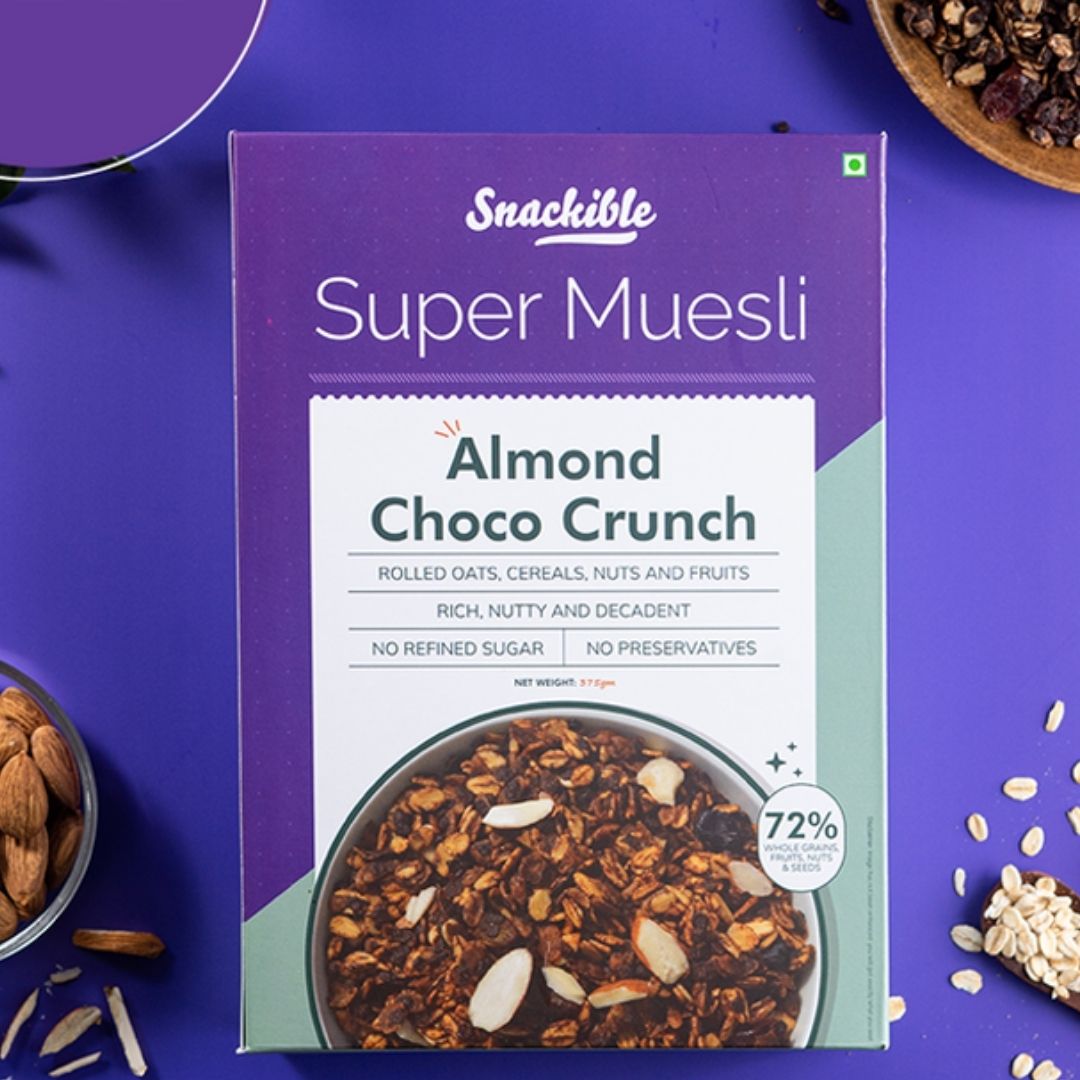 Almond Choco Crunch 375g Snackible