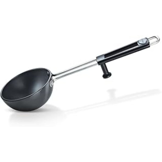 Aluminium Hard Anodised Tadka Pan, 10 cm, Black Prestige