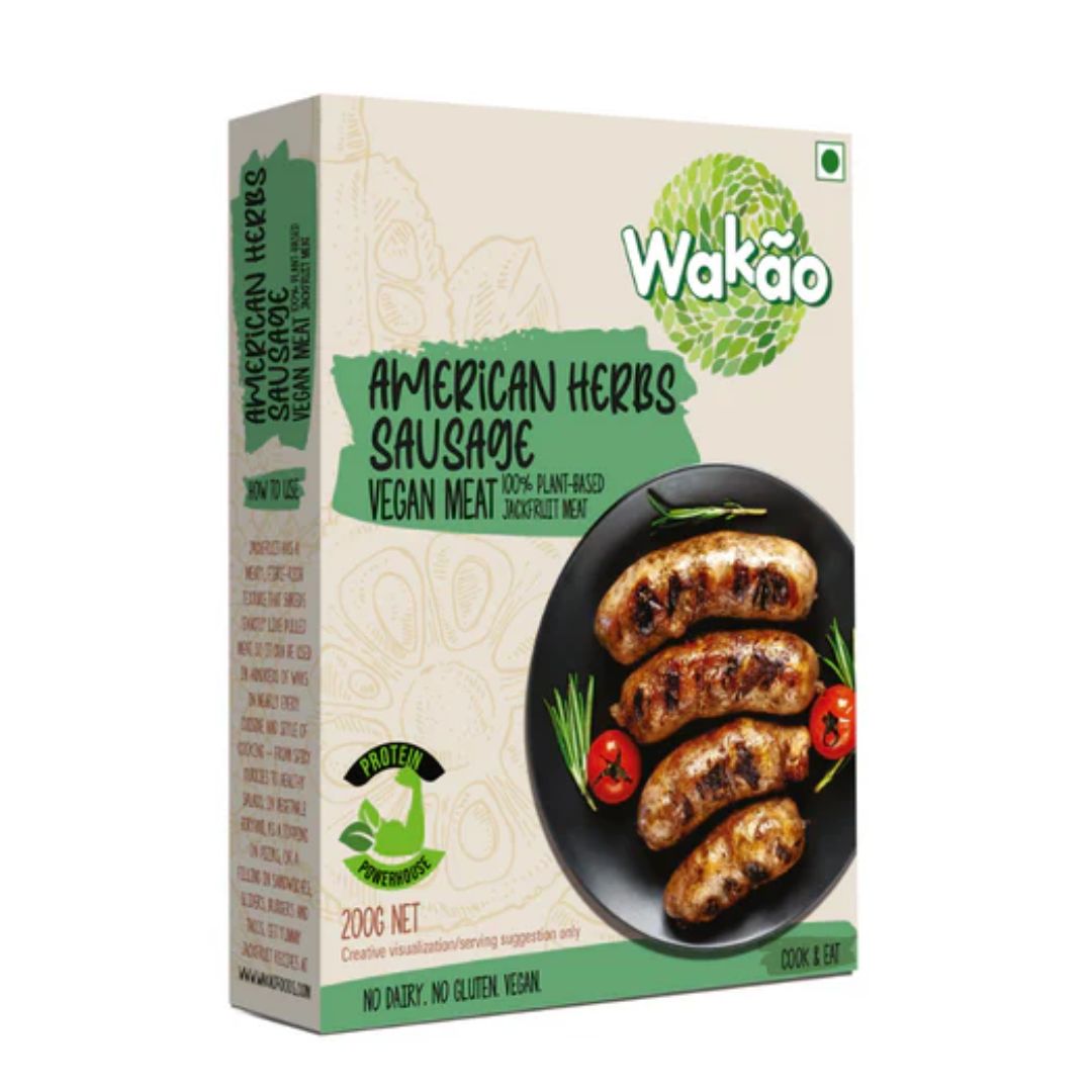 American Herbs Sausage Vegan Meat  200gm Wacao