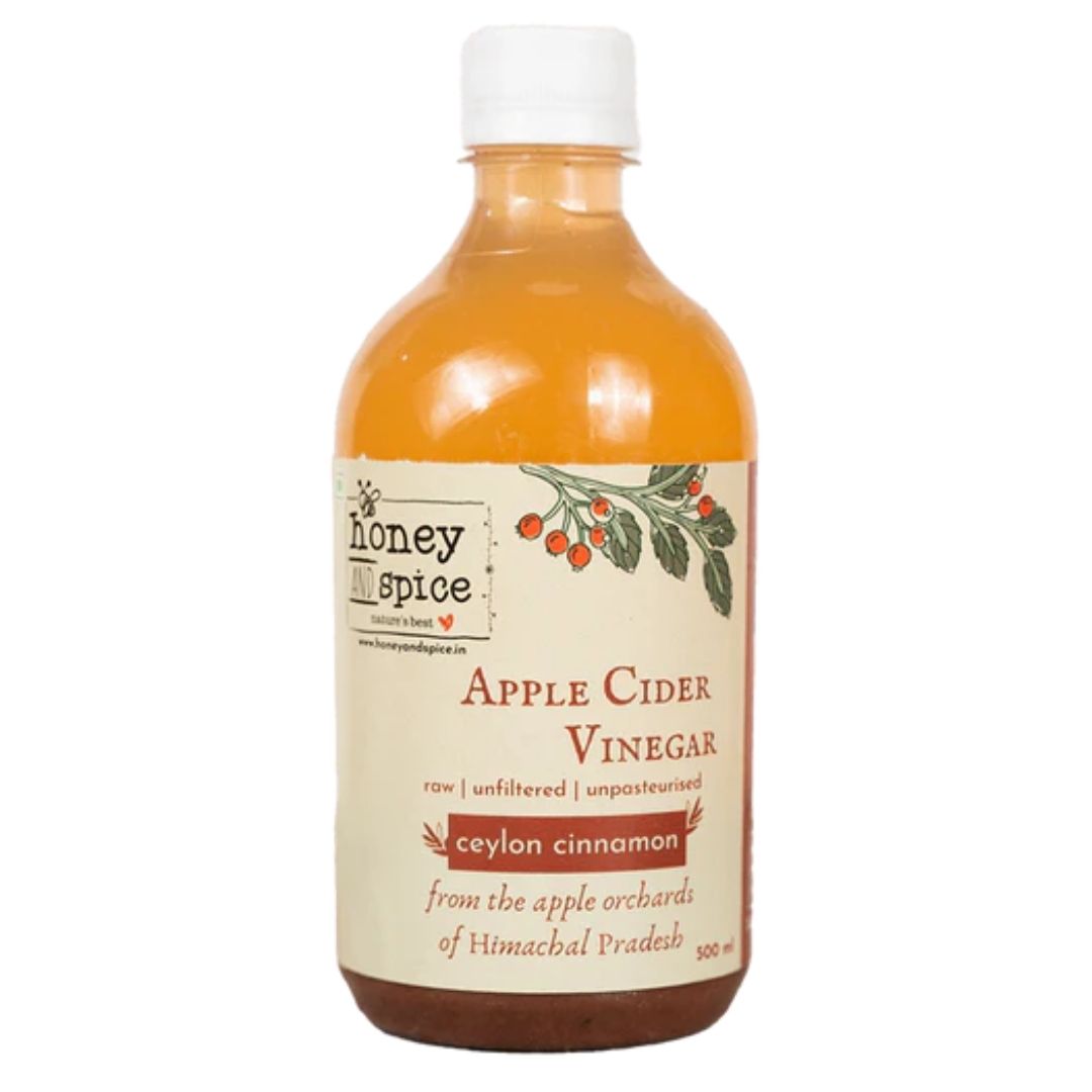 Apple Cider Vinegar With Ceylon Cinnamon 500ml Honey & Spice