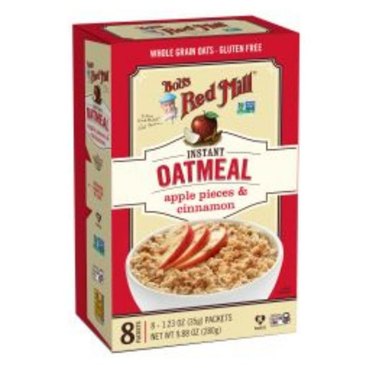 Apple Cinnamon Instant Oatmeal Packets Bobs Red Mill