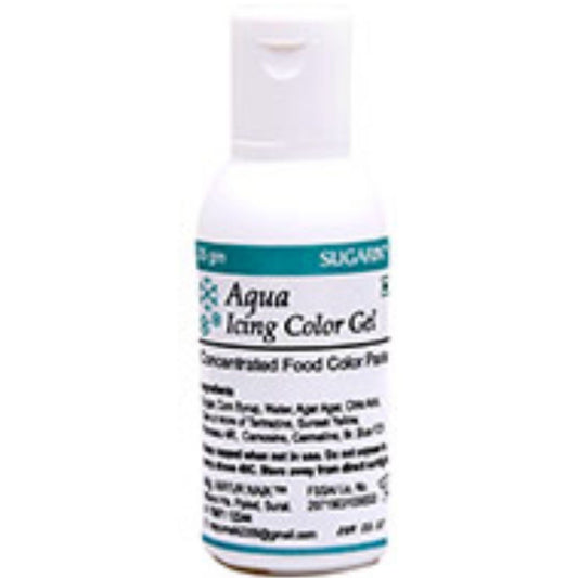 Aqua Icing Gel Color - Sugarin