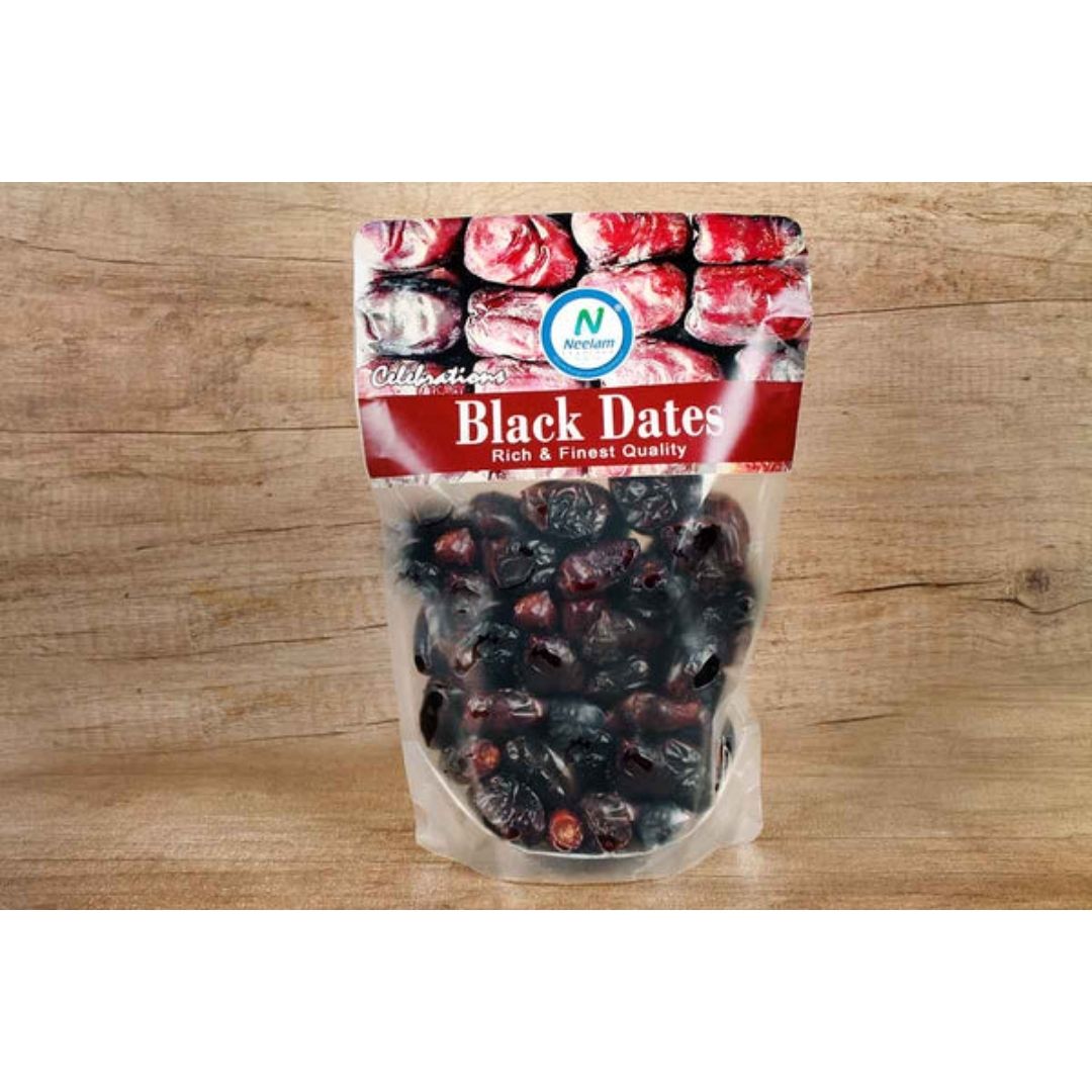 BLACK DATES,KHAJUR 500 GM NEELAM